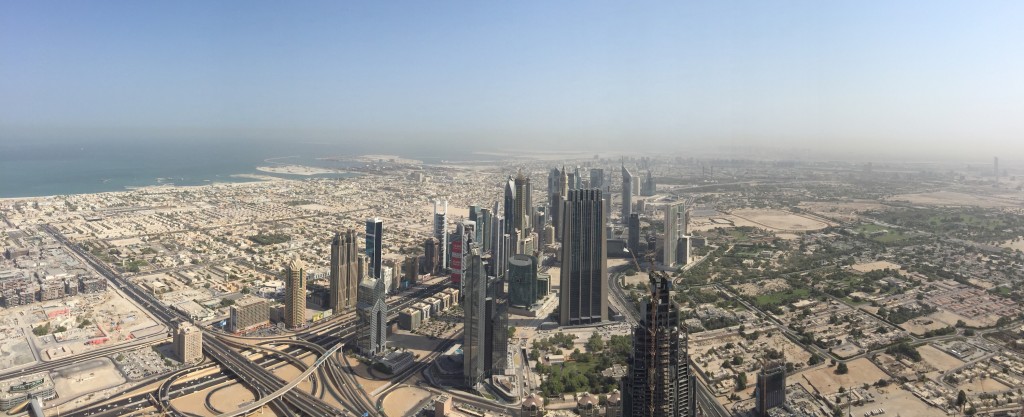 At the top Burj Khalifa Panorama