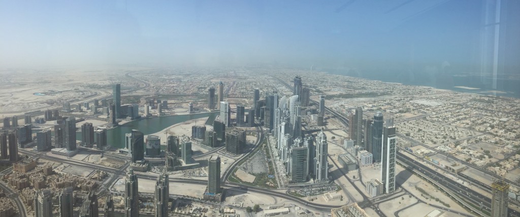 At the top Burj Khalifa Panorama Jumeirah