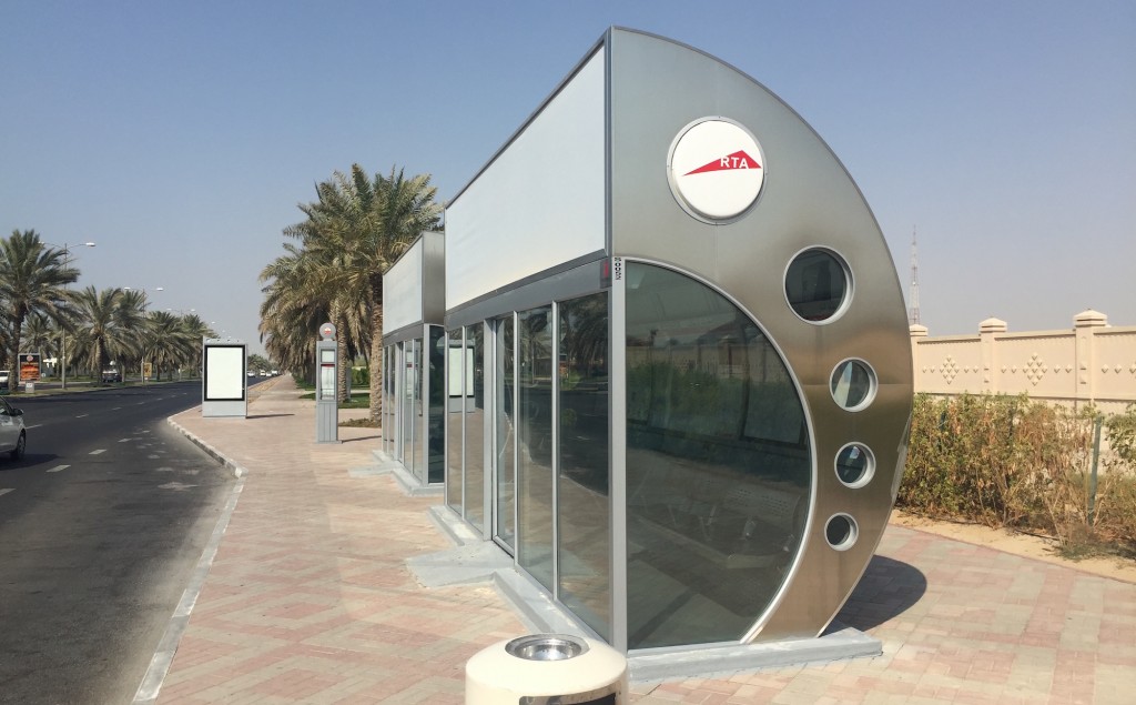 Les arrêts de bus climatisés de Dubaï