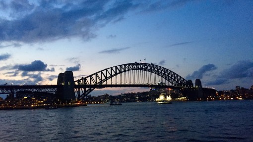 The harbour Bridge - Sydney