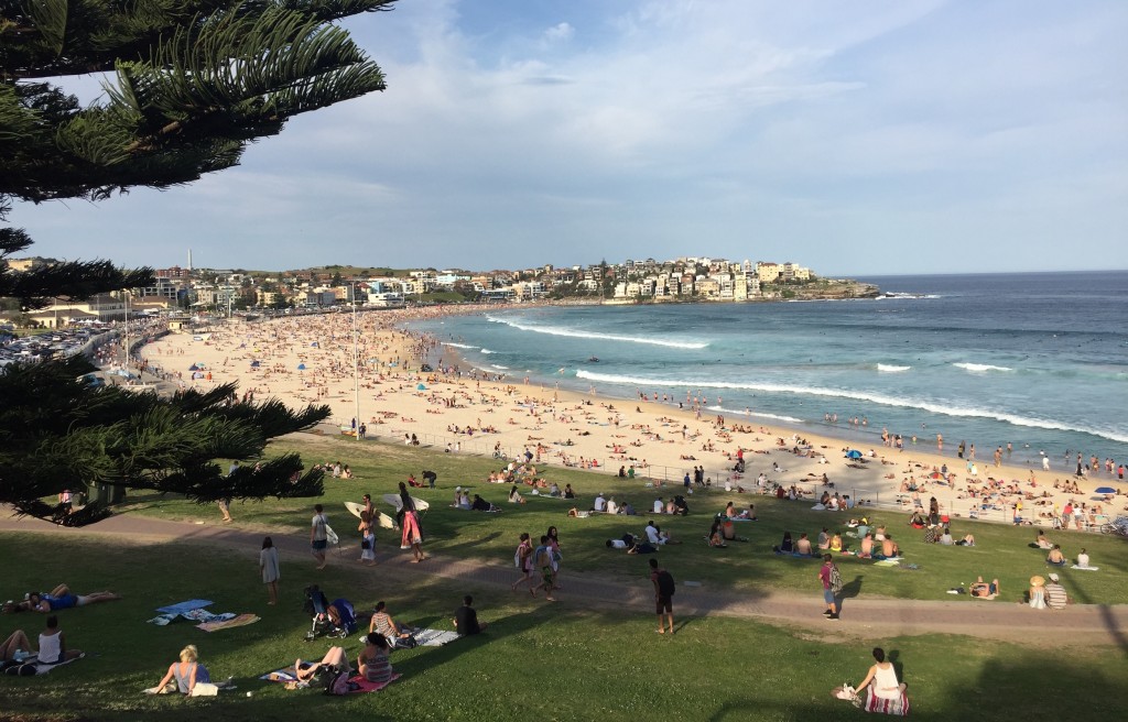 Sydney Bondi Beach Labor Day